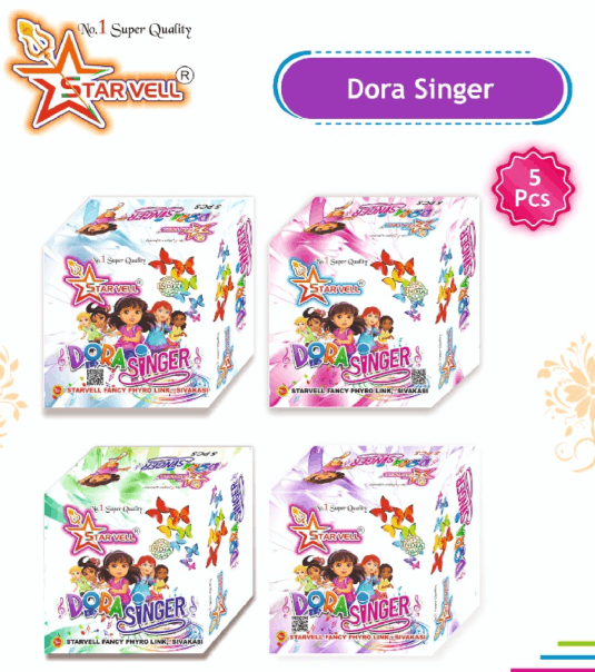 Dora Super Singer-(Fountain with Whistling)