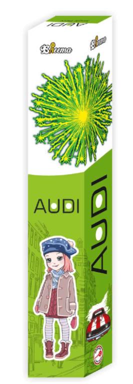 AUDI - Golden colour Crackling