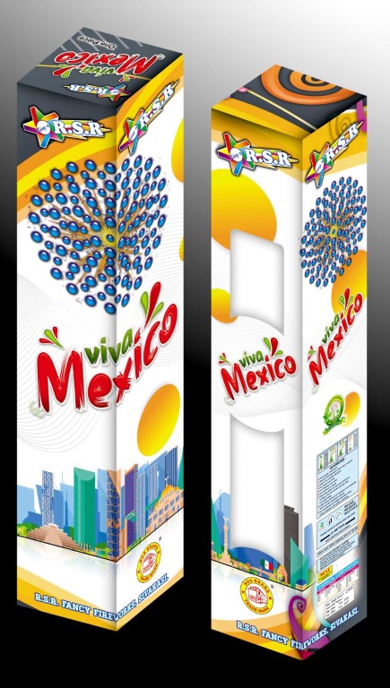 VIVAMexico / VIO - Red colour crackling