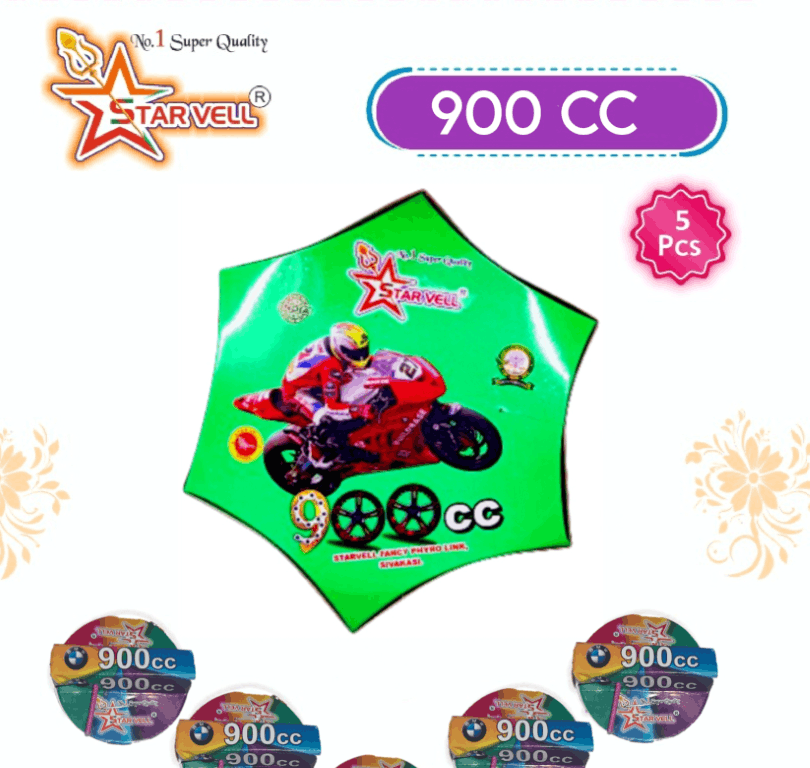 900 CC - Super Fast ( 5 in1 AlloyWheel Chakkars & 